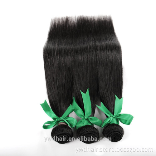 10-26 inch Grade 7A Virgin Hair cheap brazilian hair weave bundles Silky straight Human Hair